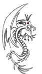 dragon logo dark